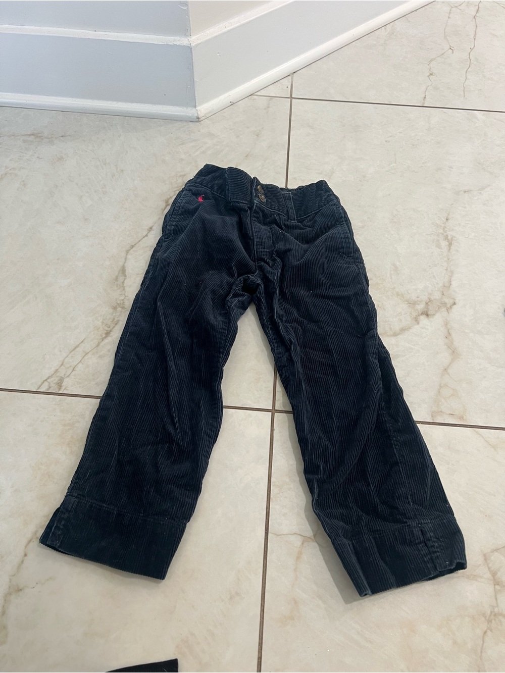 Ralph Lauren Navy Blue Corduroy Pants Size 4/4T